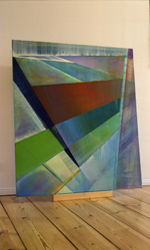 Kirsten K&ouml;tter: 'Christiane F. feels lonely', 2007 / 2011 (Palimpsest, &Uuml;bermalung), in: konstruieren und konstruieren, Curator's Novel, 2011