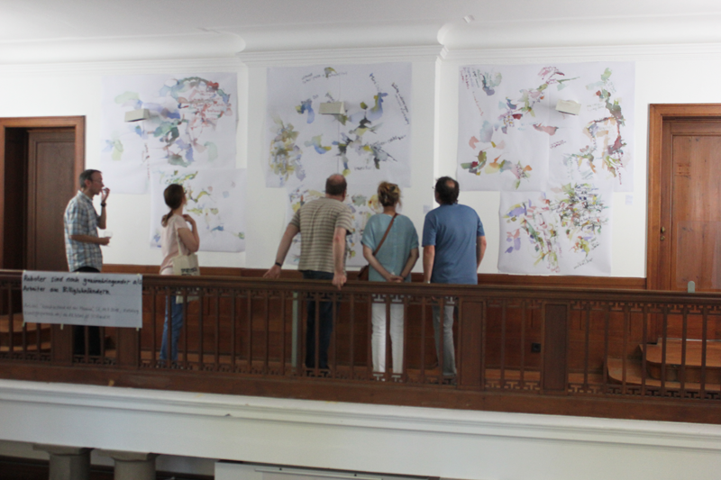 Kirsten Kötter: Artistic Research Digitalstadt Darmstadt. In: Positionen 2018. Digitale Stadt, group show, Designhaus Darmstadt, Germany, 16.08.2018 - 09.09.2018, exhibition view