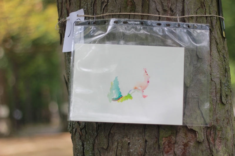 2025-08-19_malathon-chemnitz_10_Baum_2996, watercolour, 17 × 24 cm (Kirsten Kötter)