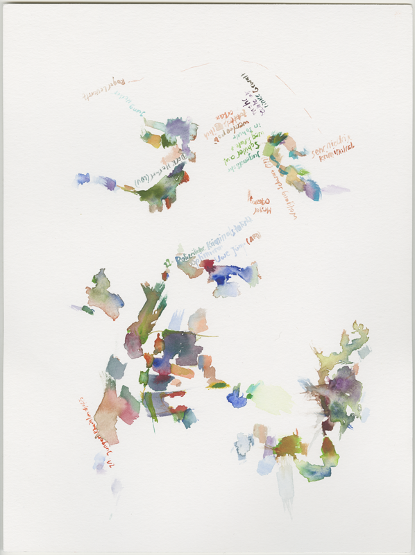 2019-03-29_landtag-plenar_tagesordnung-21_22, 
  plenary session Landtag (German state parliament) Rheinland-Pfalz, Mainz, 
  watercolour, 30 × 40 cm (Kirsten Kötter)