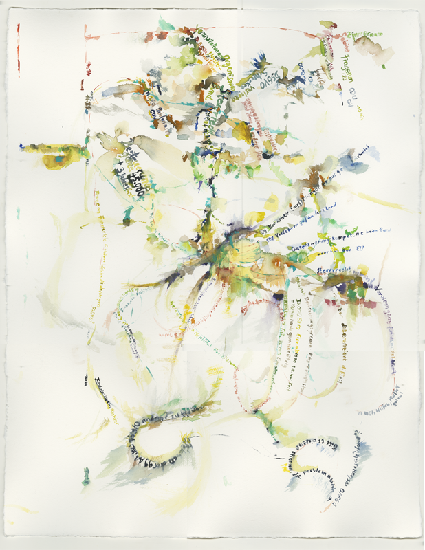 2020-11-23_familienausschuss-buerokratieabbau-ehrenamt, German Bundestag, Committee on Family, Senior Citizens, Women and Youth, 
  water colour, 65 x 50 cm (Kirsten Kötter)