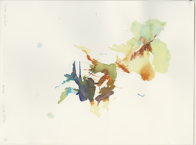 2024-09-21_malathon_17, watercolour, 30 × 40 cm (Kirsten Kötter) 2024-09-21_malathon_17, watercolour, 30 × 40 cm (Kirsten Kötter)
